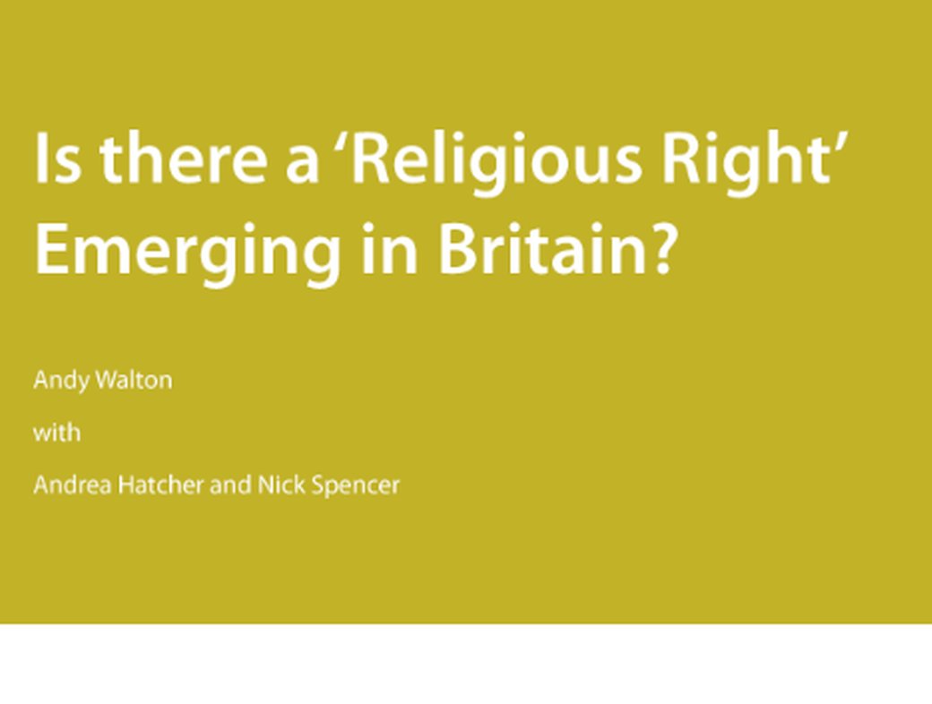 Claims of a British 'Religious Right' are misleading